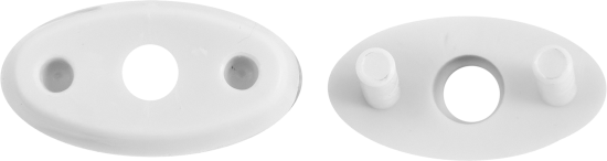 Заглушки для розеток пластик цвет белый 10 шт.