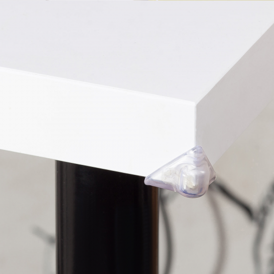 Накладки на углы стола, силикон, цвет прозрачный, 5 шт.