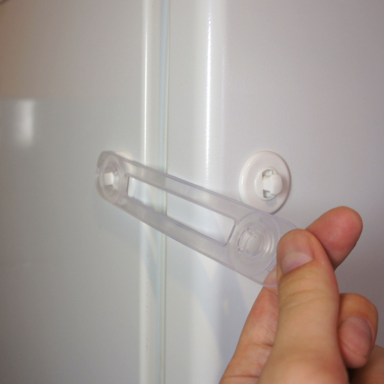 Гибкий фиксатор силикон цвет прозрачно-белый 2 шт.