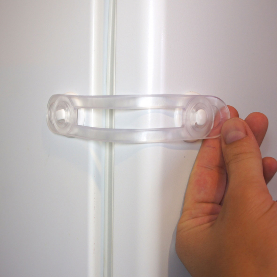 Гибкий фиксатор силикон цвет прозрачно-белый 2 шт.