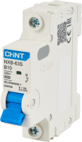 Автоматический выключатель CHINT NXB-63S 1P B10 А 4.5 кА