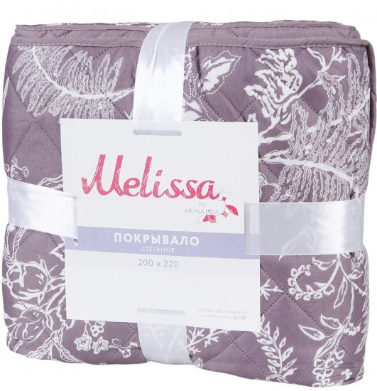 Покрывало Сухоцвет 200x220 см полиэстер цвет пыльная роза