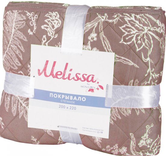 Покрывало Сухоцвет 200x220 см полиэстер цвет имбирь