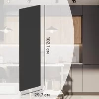 Фасад кухонного шкафа София 29.7x102.1 см DELINIA ID ЛДСП цвет серый