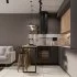 Фасад для кухонного ящика София грей 59.7x12.5 см Delinia ID ЛДСП цвет серый