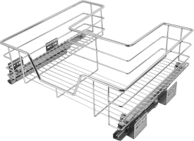 Корзина выкатная Vidage 50x14x45 см цвет хромированный