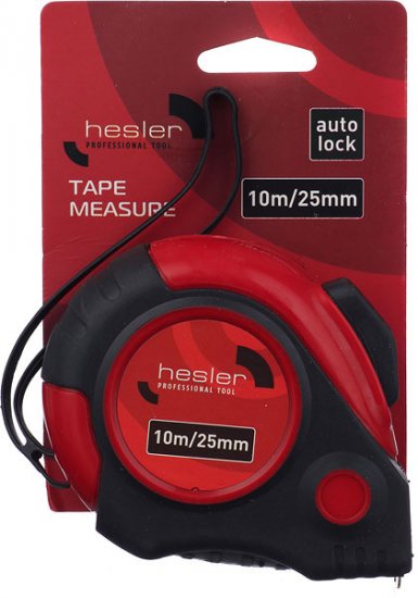 Рулетка Hesler с автостопом 10 м x 25 мм