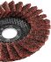 Круг лепестковый полировальный войлочный Vertextools 12125-3 125x22.2 мм, Fine