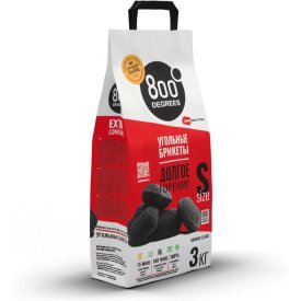 Уголь 800 Degrees брикеты Долгое Горение