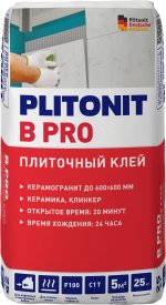 Клей для плитки Plitonit B Pro 25 кг