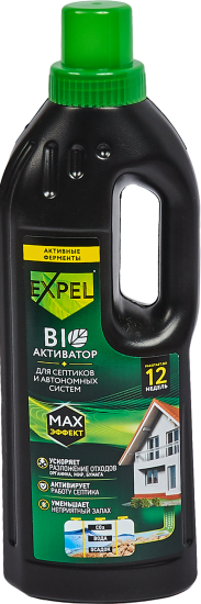 Биоактиватор для септиков Expel 750 мл