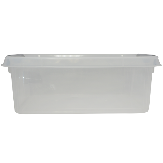 Ящик Профи Комфорт 50x17.5x39 см 23 л полипропилен с крышкой цвет прозрачный