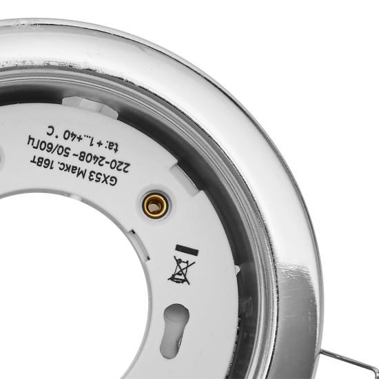 Спот встраиваемый Inspire Buziet GX53 под отверстие 90 мм цвет хром