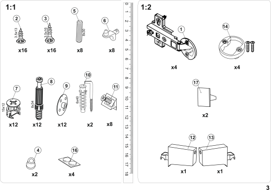 Пенал Турин 40F 190x40 см цвет дуб вотан