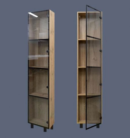 Пенал Турин 40F 190x40 см цвет дуб вотан