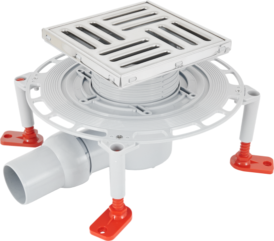 Трап для душа Ани Пласт комбинированный затвор 150x150 мм пластик THZ5612