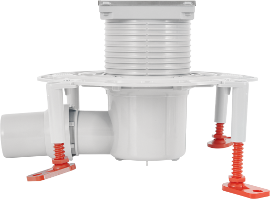 Трап для душа под плитку Ани Пласт комбинированный затвор 100x100 мм пластик