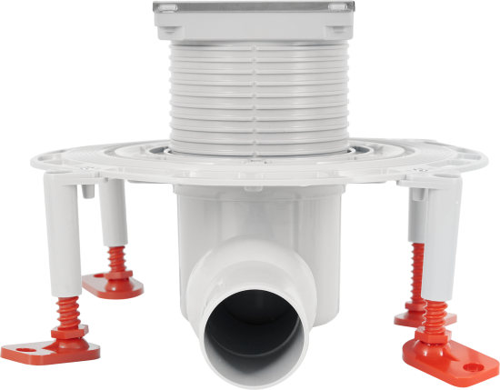 Трап для душа под плитку Ани Пласт комбинированный затвор 100x100 мм пластик