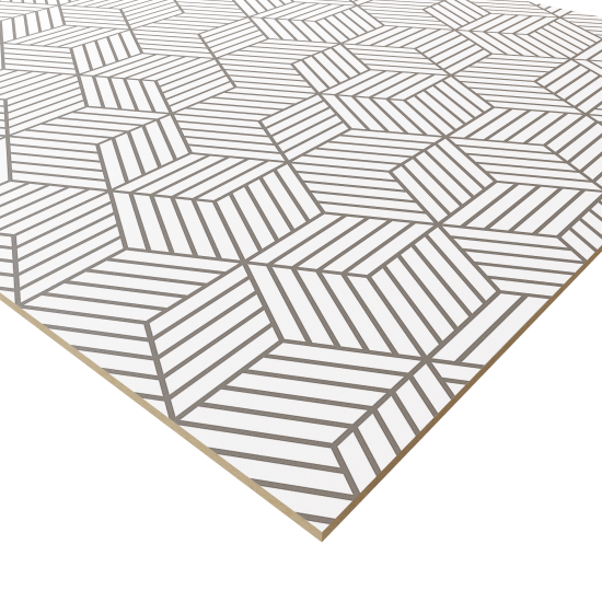 Стеновая панель L102 Куб 240x0.6x60 МДФ разноцветный