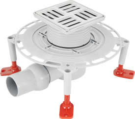 Трап для душа Ани Пласт комбинированный затвор 120x120 мм пластик THZ5614M