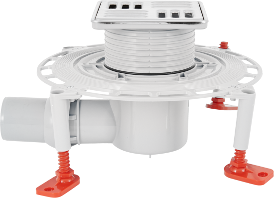 Трап для душа Ани Пласт комбинированный затвор 120x120 мм пластик THZ5614M