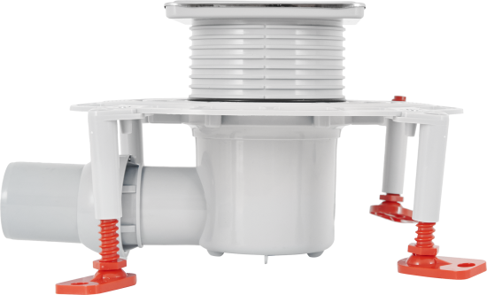 Трап для душа Ани Пласт комбинированный затвор 120x120 мм пластик THZ5614M