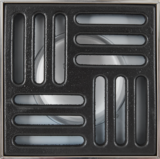 Трап для душа Ани Пласт комбинированный затвор 150x150 мм чугун THZ5616