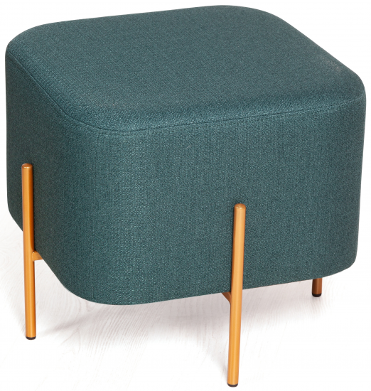 Пуф хлопок Эрик сине-зеленый 42x45 см