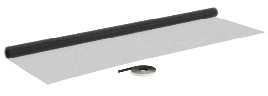 Москитная штора 150x250 см черный