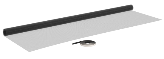 Москитная штора 150x250 см черный