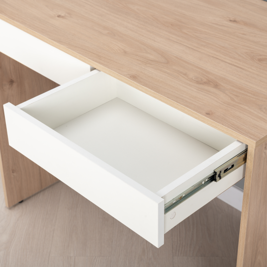 Стол компьютерный 2 ящика 98.2x75.3x56.2 см ЛДСП цвет дуб гикори ящики белые