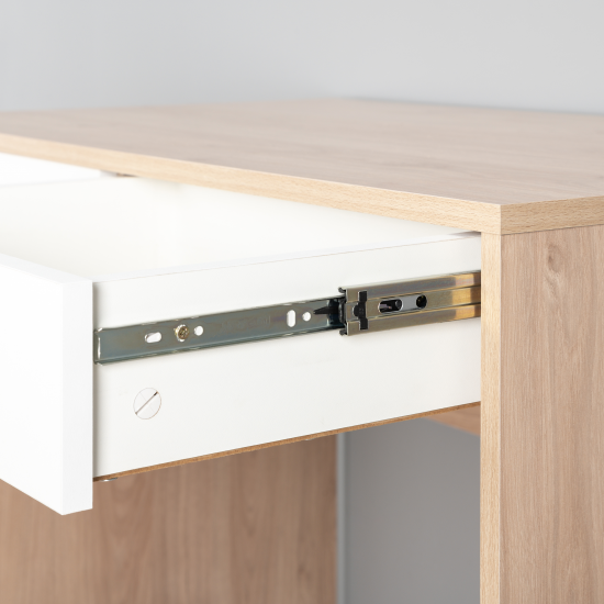 Стол компьютерный 2 ящика 98.2x75.3x56.2 см ЛДСП цвет дуб гикори ящики белые