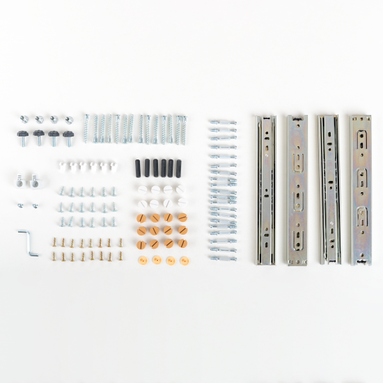 Стол компьютерный 2 ящика 98.2x75.3x56.2 см ЛДСП цвет дуб гикори ящики белые