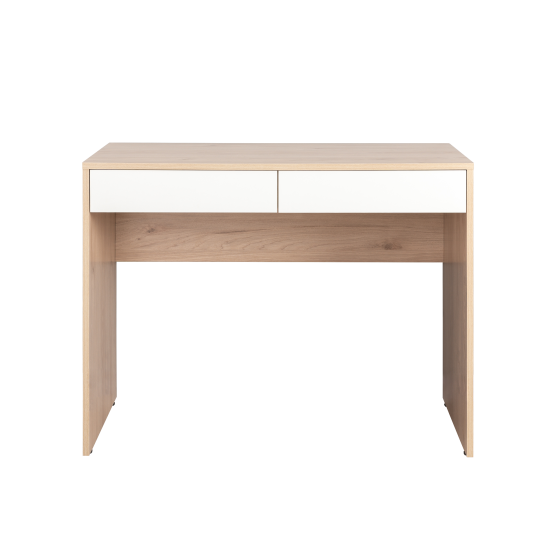 Стол компьютерный 2 ящика 98.2x75.3x56.2 см ЛДСП цвет дуб гикори ящики белые