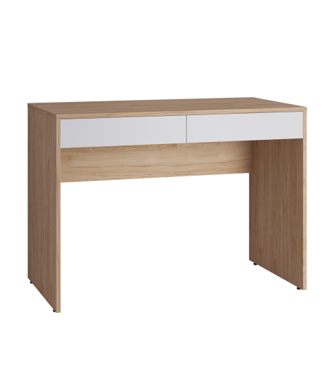Стол компьютерный 2 ящика 98.2x75.3x56.2 см ЛДСП цвет дуб гикори ящики белые