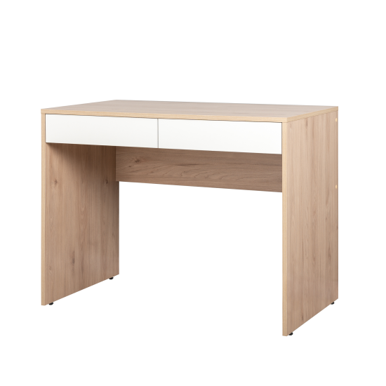 Стол компьютерный 2 ящика 98.2x75.3x56.2 см ЛДСП цвет дуб гикори ящики белые