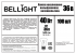 Лампа накаливания Bellight E27 36 В 40 Вт гриб 545 лм теплый белый цвет света для диммера