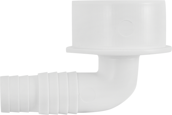 Адаптер Г-образный для подключения слива Orio белый ø50 см