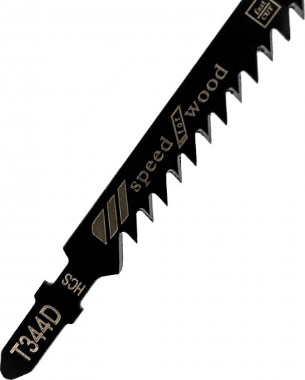 Пилка для лобзика по дереву T344D быстрый рез