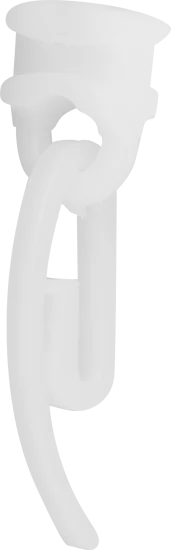 Глайдер и стопор для штор Inspire Квадро 2 см цвет белый 22 шт