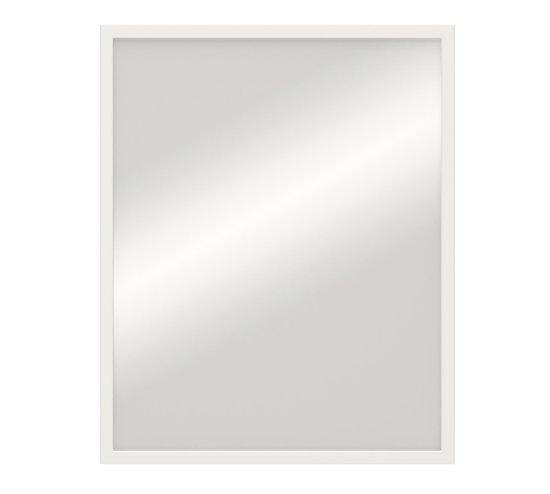 Зеркало декоративное Inspire Basic прямоугольное 40x50 см мдф цвет белый