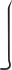 Лом-гвоздодер шестигранный Vertextools 20-10-600 16x600 мм