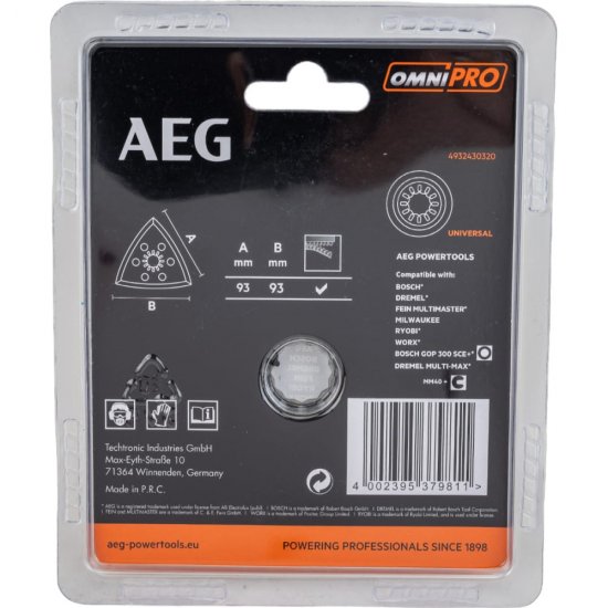 Насадка д\м\тул AEG 4932430320