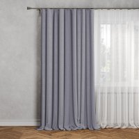 Штора на ленте Inspire Raspberry 200x280 см цвет голубой Ink 5