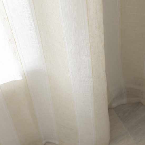 Тюль на ленте Inspire Tamara 300x280 см цвет бежевый Navajo 6