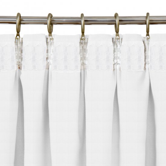 Тюль на ленте Inspire Eric 300x280 см цвет белый