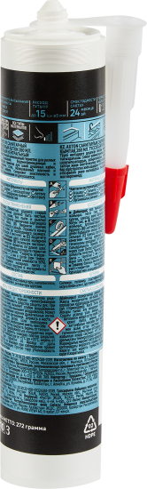 Герметик силиконовый полупрозрачный Axton 280мл