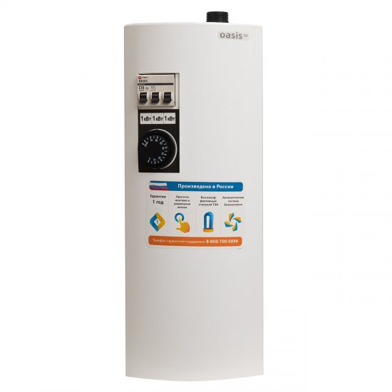 Электрический котел 3 кВт Oasis Eco KE-3 220/380 В одноконтурный настенный