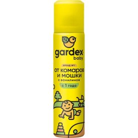 Аэрозоль от комаров и мошки для детей с 1 года Gardex Baby