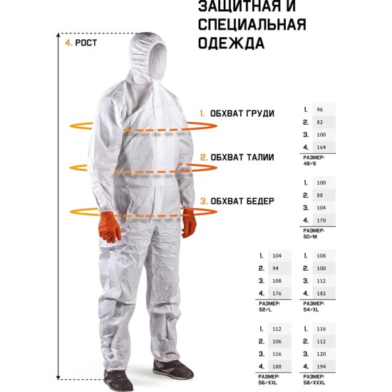Многоразовый малярный комбинезон Jeta Safety Ninja